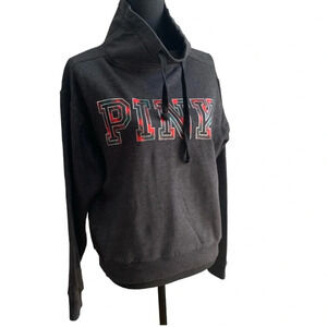 PINK Victoria Secret Drawstring, Cowl Neck Sweatshirt Size XS